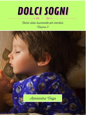 cover image of Dolci sogni volume 3